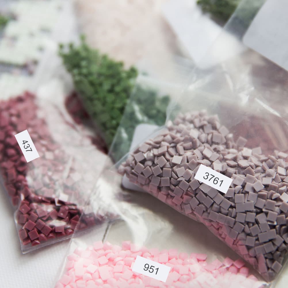 DMC Colors Number Label Stickers for Diamond Painting Storage Box Bottle ktclubs.com