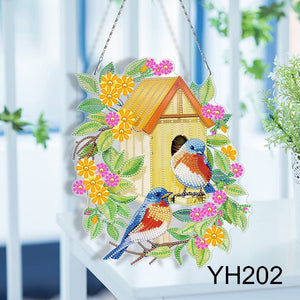 Diamond Painting Flower Wreath Kit ktclubs.com