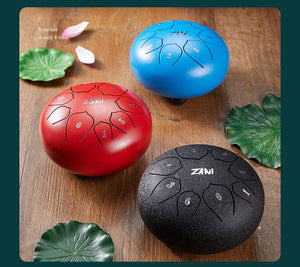 Empty Spirit Drums Carefree Drums 6" 8-note hand disc drums percussion instruments Customised models available ktclubs.com