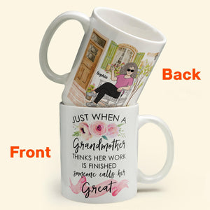 Great Grandparent - Personalized Mug - Pregnancy, Baby Announcement Gift For Great - Grandma, Grandma , Great Grandpa, Grandpa - Baby Reveal To Family