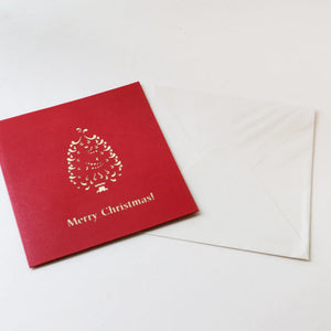 Hollow paper carving deer section-Recordable stereo greeting card ktclubs.com