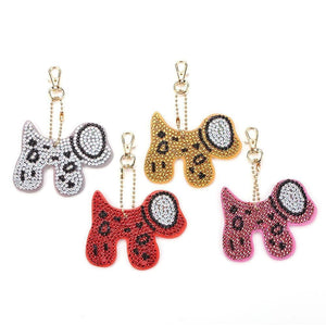 Horse 4pcs Full Drill Special Shaped Diamond Keychain ktclubs.com