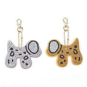 Horse 4pcs Full Drill Special Shaped Diamond Keychain ktclubs.com