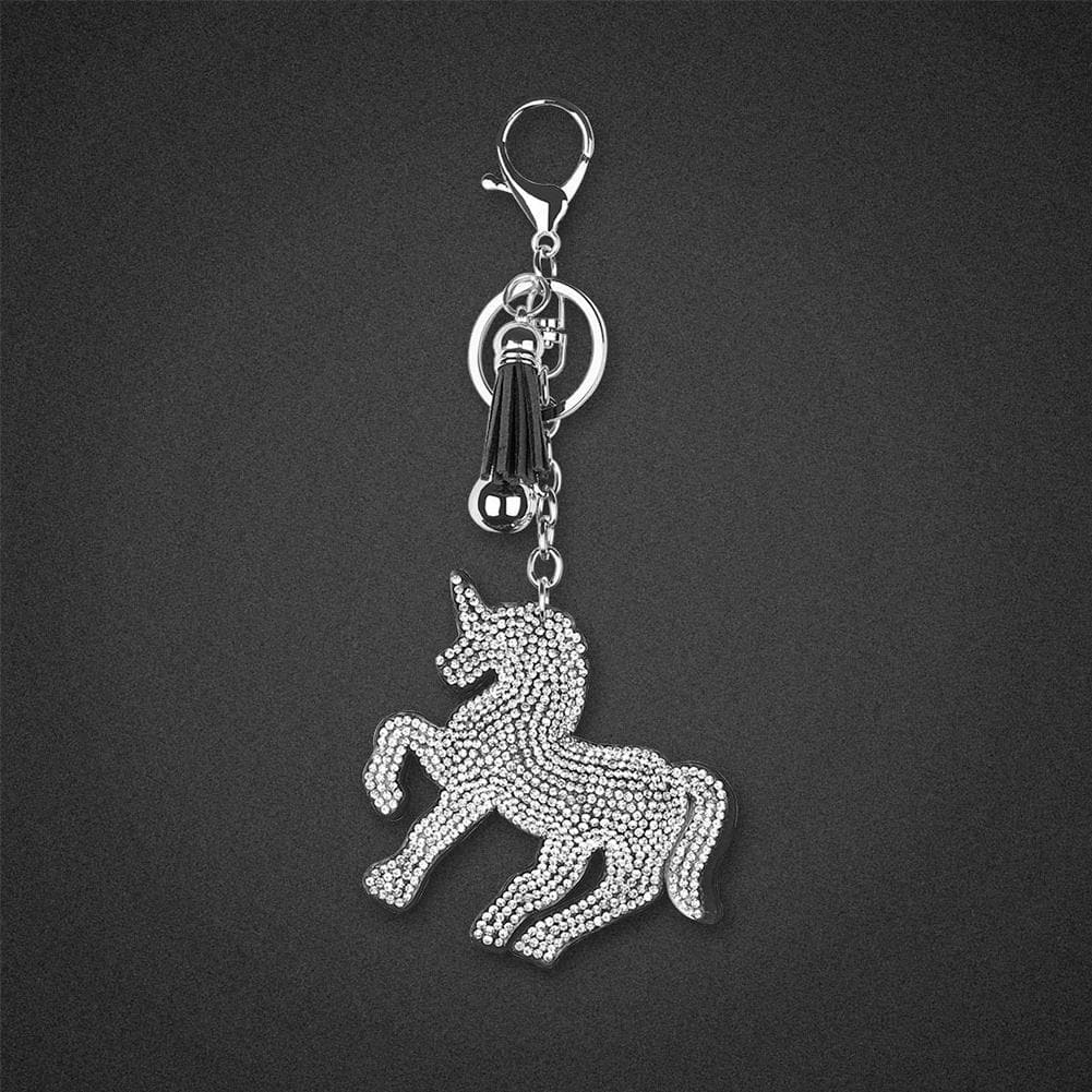 Horse Full Drill Special Shaped Diamond Keychain ktclubs.com