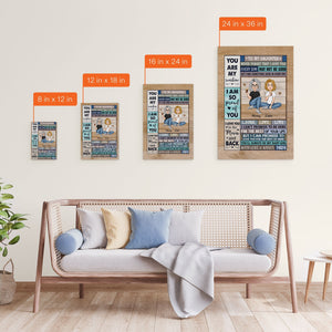 You Are My Sunshine - Personalized Poster/Canvas - Christmas, New Year, Birthday Gift For Your Daughter, Your Baby Girl