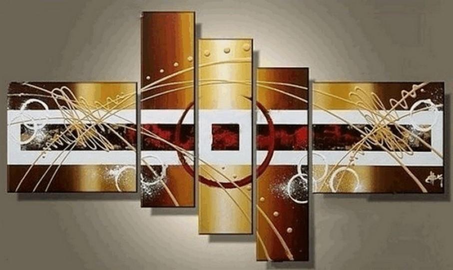 Hand Painted Art, XL Wall Art, Acrylic Art, 5 Piece Wall Art, Large Wall Art, Abstract Painting, Abstract Art, Canvas Painting