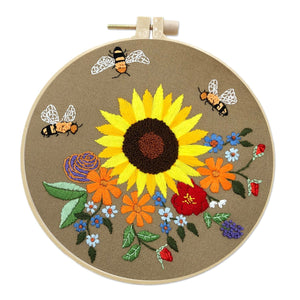 Insects and flowers - Embroidery ktclubs.com
