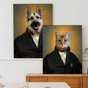 Jurist Custom Animal Painting Portrait Vintage Dog Painting ktclubs.com