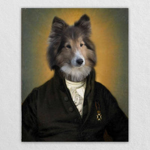 Jurist Custom Animal Painting Portrait Vintage Dog Painting ktclubs.com
