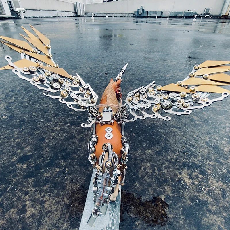 Mechanical Unicorn-3D assembled mechanical model ktclubs.com