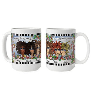Name Your Sisterhood Christmas Greeting Mug by Suzy Toronto ktclubs.com