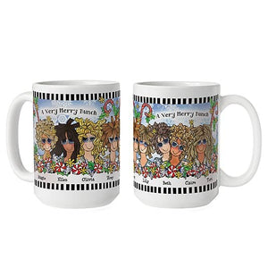 Name Your Sisterhood Christmas Greeting Mug by Suzy Toronto ktclubs.com