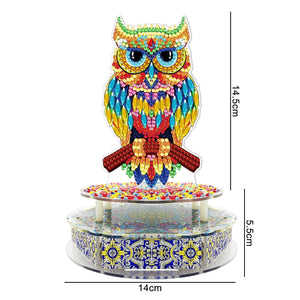 New Halloween 5D DIY handmade special-shaped diamond with lamp diamond painting-DIY Diamond Music Box with Lights ktclubs.com