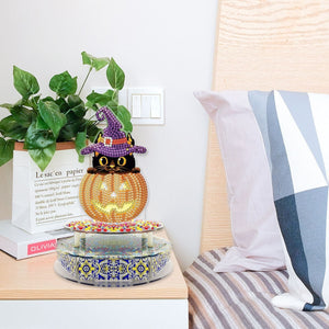 New Halloween 5D DIY handmade special-shaped diamond with lamp diamond painting-DIY Diamond Music Box with Lights ktclubs.com