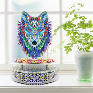 New Halloween 5D DIY handmade special-shaped diamond with lamp diamond painting-DIY Diamond Music Box with Lights ktclubs.com