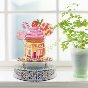 New Halloween 5D DIY handmade special-shaped diamond with lamp diamond painting-DIY Diamond Music Box with Lights ktclubs.com