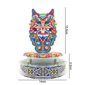 New Halloween 5D DIY handmade special-shaped diamond with lamp diamond painting-DIY Diamond Music Box with Lights ktclubs.com