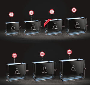 Personalized Mother's Day Gift from Daughter, Tabletop Home Decor, Customized Laser Etched Picture, Personalized 3D Photo Crystal Landscape ktclubs.com