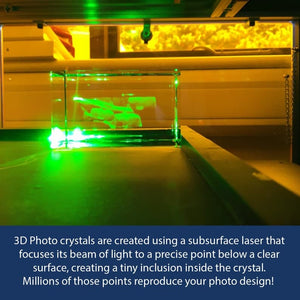 Personalized Mother's Day Gift from Daughter, Tabletop Home Decor, Customized Laser Etched Picture, Personalized 3D Photo Crystal Landscape ktclubs.com