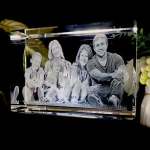 Personalized Mother's Day Gift from Daughter, Tabletop Home Decor, Customized Laser Etched Picture, Personalized 3D Photo Crystal Landscape ktclubs.com