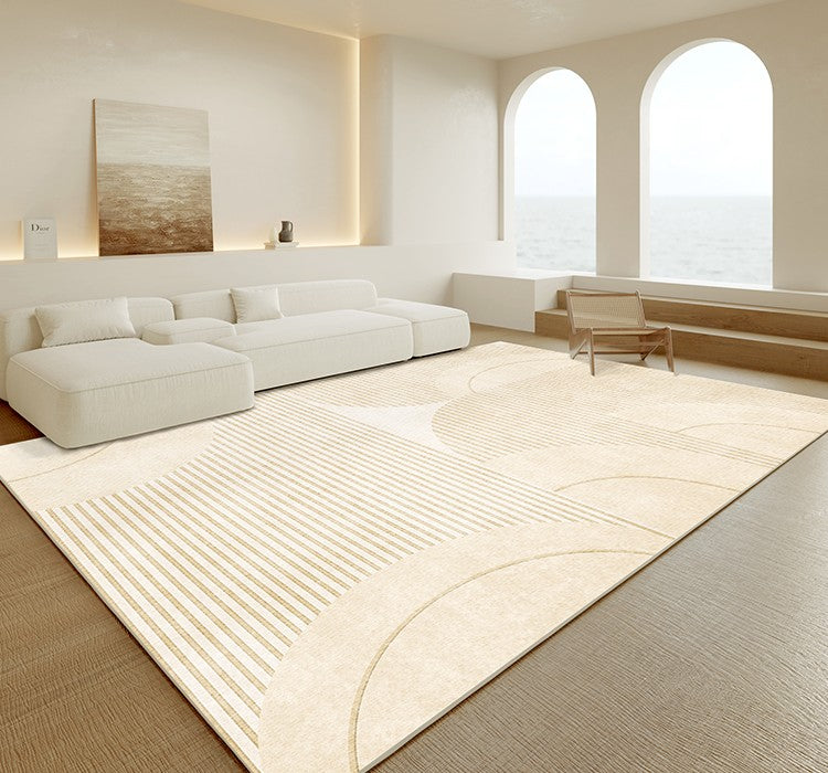 Abstract Modern Area Rugs for Bedroom, Large Modern Rugs for Living Room, Contemporary Modern Rugs for Sale