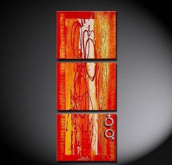 Canvas Art, Abstract Art, Abstract Oil Painting, Kitchen Wall Art, Modern Art, 3 Panel Painting, Abstract Painting