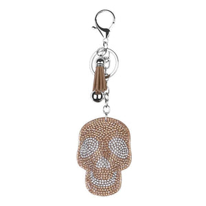 Skull Full Drill Special Shaped Diamond Keychain ktclubs.com
