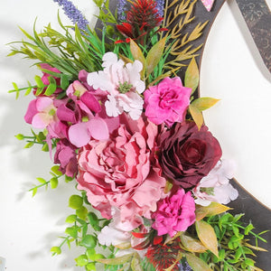 Star Cat Wreath Plant Crescent Moon Halloween Moon Home Decoration Cat Lover's Gift ktclubs.com