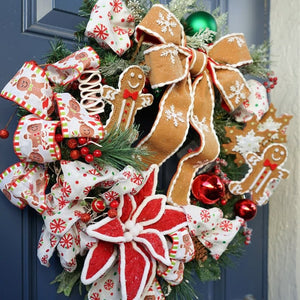 Stylish Winter wreath, Elegant Winter wreath, Modern Christmas wreath, Premium Christmas wreath, xmas wreath, xmas front door decoration ktclubs.com