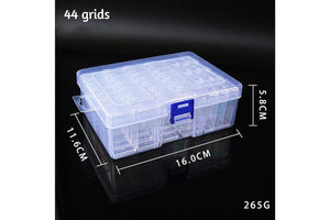 SuSentak Diamond Painting Storage Containers, Portable Bead Storage Container Diamond Painting Accessories Box 24/44/64/80/126 Gird ktclubs.com