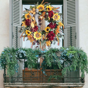 Sunflower Wreath - French Country Garland Gardening Decoration Garden Decoration ktclubs.com
