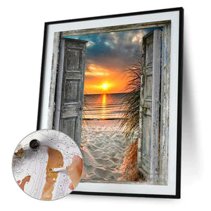 Sunrise Outdoor-Paint By Numbers-40x50CM ktclubs.com