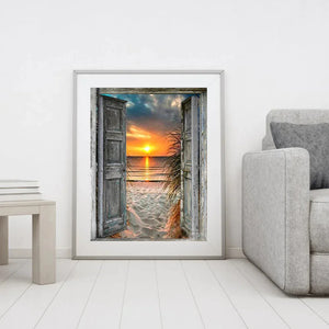 Sunrise Outdoor-Paint By Numbers-40x50CM ktclubs.com