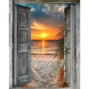 Sunrise Outdoor-Paint By Numbers-40x50CM ktclubs.com