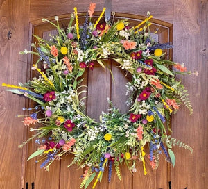 Texas Wildflower wreath Outdoor decoration Wreaths ktclubs.com