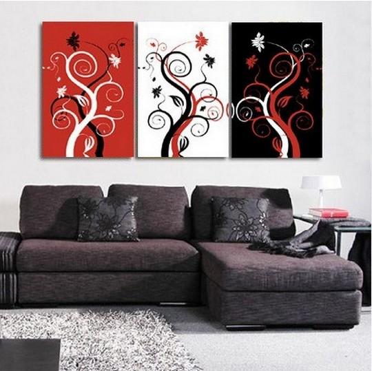 Tree of Life Painting, Abstract Art, Canvas Painting, Abstract Oil Painting, Living Room Art, 3 Piece Canvas Art, Abstract Painting, Acrylic Art