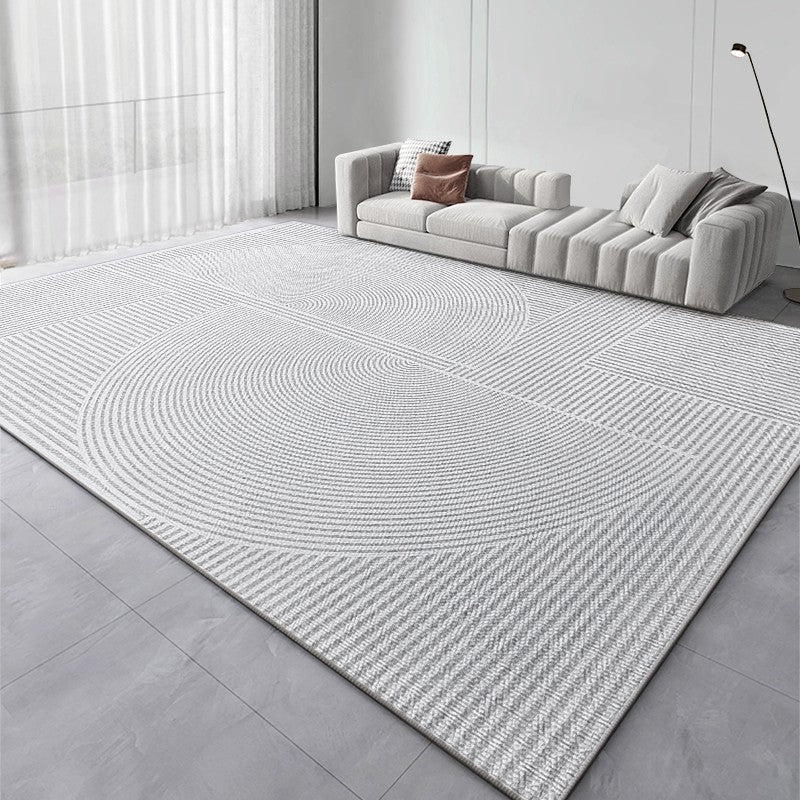 Unique Modern Rugs for Living Room, Abstract Contemporary Modern Rugs, Grey Modern Rugs for Dining Room, Geometric Contemporary Rugs Next to Bed