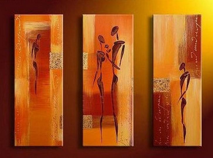 Large Painting, Abtract Figure Art, Bedroom Wall Art, Canvas Painting, Abstract Art, Abstract Painting, Acrylic Art, 3 Piece Wall Art, Canvas Art