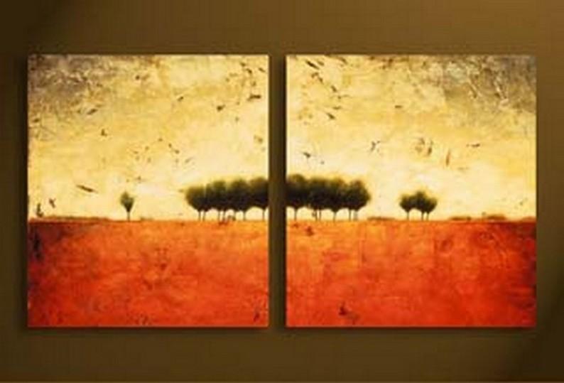 Landscape Art, Canvas Painting, Tree of Life Painting, Abstract Painting, Wall Art, Wall Hanging, Dining Room Wall Art, Hand Painted Art, Tree Painting