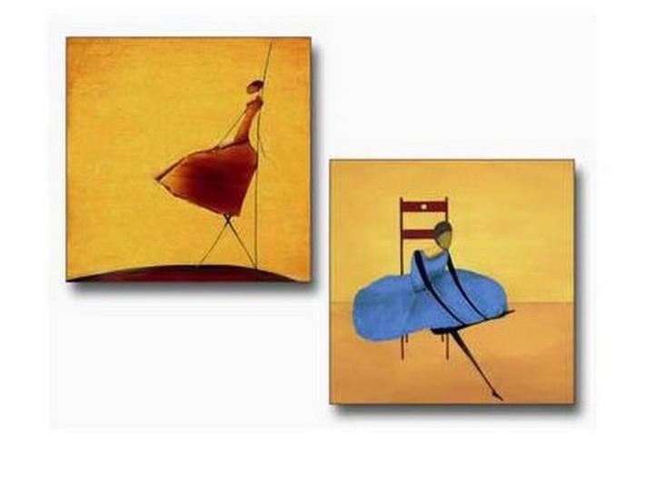 Dining Room Wall Art, Canvas Painting, Ballet Dancer Art, Abstract Art, Abstract Painting, Modern Art, Hand Painted Art