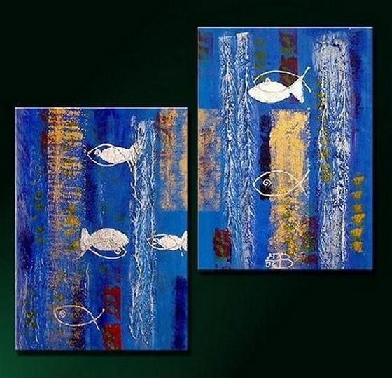 Large Art, Abstract Painting, Blue Art, Canvas Painting, Abstract Art, Wall Art, Wall Hanging, Bedroom Wall Art, Modern Art, Hand Painted Art