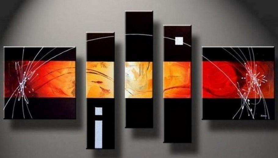 Black Abstract Painting, Contemporary Art, Living Room Wall Decor, Art on Canvas, Extra Large Painting, Abstract Painting