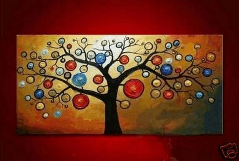 Modern Art, Contemporary Art, Art Painting, Abstract Art, Tree of Life Painting, Abstract Art Painting, Canvas Art
