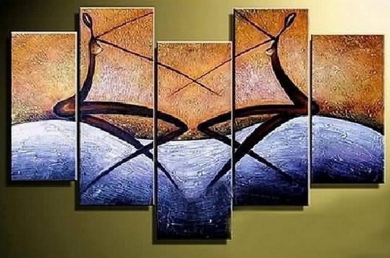 Hand Painted Art, Wall Painting, Canvas Painting, Large Wall Art, Abstract Painting, Canvas Art Painting, Huge Wall Art, Acrylic Art, 5 Piece