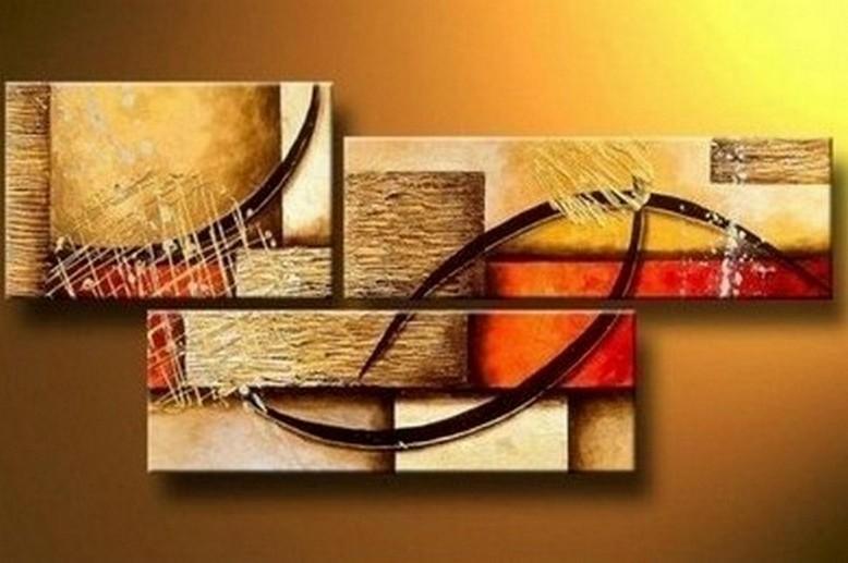 Canvas Painting, Wall Art, Large Painting, Living Room Wall Art, Modern Art, 3 Piece Wall Art, Abstract Painting, Home Art Decor