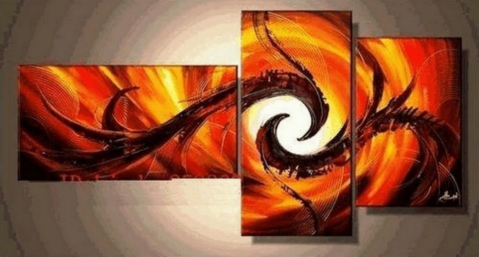 Contemporary Art, Abstract Modern Art, Red Abstract Lines, Wall Art, Modern Art, Canvas Painting