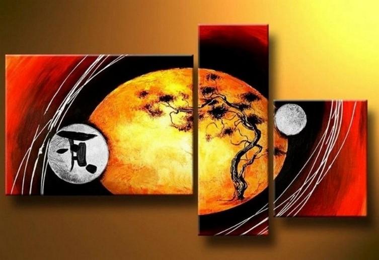 Tree of Life Painting, Dining Room Wall Art Paintings, Hand Painted Canvas Art, Modern Art on Canvas, Landscape Canvas Painting