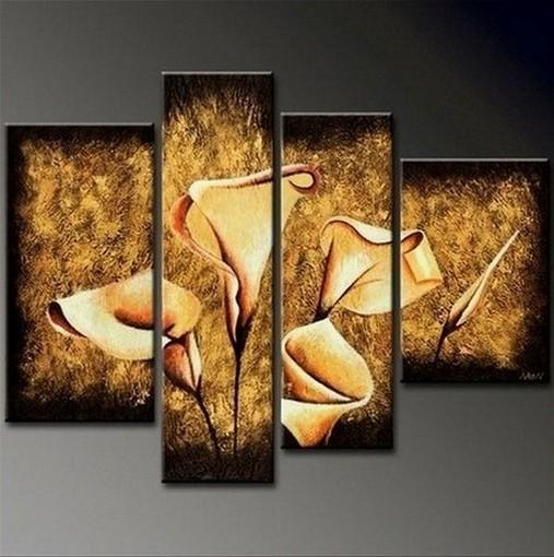 Calla Lily Flower Painting, Abstract Painting, Large Painting, Abstract Art, Dining Room Wall Art, Modern Art, Wall Art, Contemporary Art, Modern Art