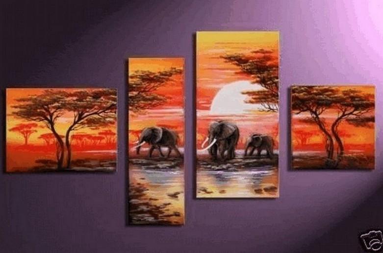 Canvas Wall Art, African Painting, Extra Large Painting, Abstract Painting, Living Room Wall Decor, Contemporary Art, Art on Canvas