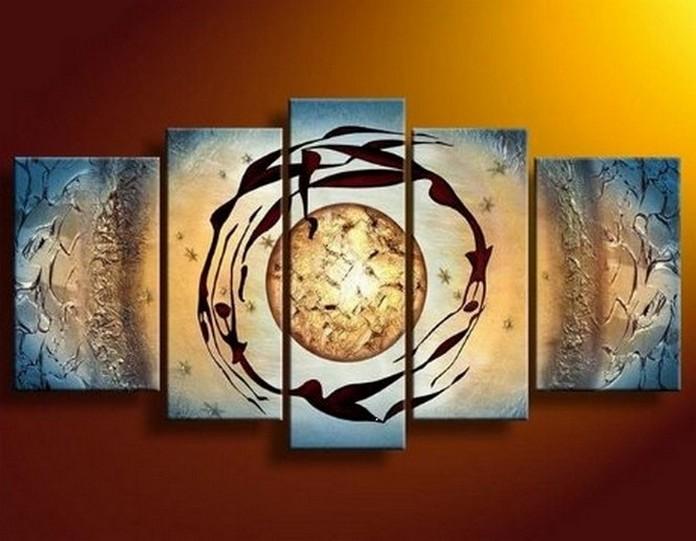 Large Art, Abstract Painting for Sale, 5 Piece Canvas Wall Art, Canvas Art, 5 Piece Painting, African Woman Painting